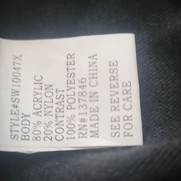 Fringe EmbellishCardigan Gothic Glam Witchy Waterfall Sweater Long Sleeves  SZ1X - Picture 11 of 12